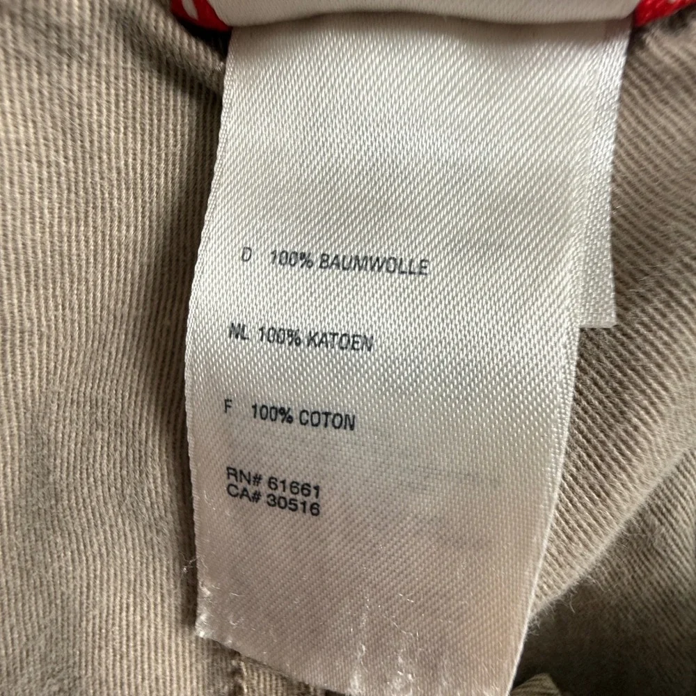 The North Face Mens 34‎ Cargo Pants Gray Cotton Twill Straight Leg RN61661